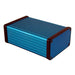 1455KBTBU by Hammond Manufacturing - BEZEL OPEN PLASTIC BLUE 2/PACK