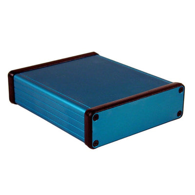 1455L1201BU by Hammond Manufacturing - BOX ALUM BLUE 4.724""L X 4.055""W
