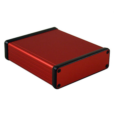 1455L1201RD by Hammond Manufacturing - BOX ALUM RED 4.724""L X 4.055""W