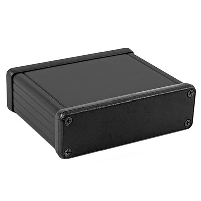 1455L801BK by Hammond Manufacturing - BOX ALUM BLACK 3.15""LX4.05""W