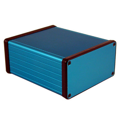 1455N1201BU by Hammond Manufacturing - BOX ALUM BLUE 4.724""L X 4.055""W