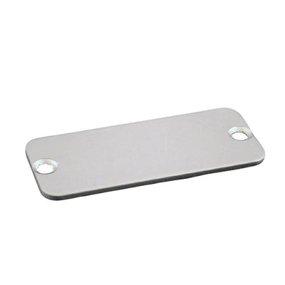 1455PAL-10 by Hammond Manufacturing - END PANEL ALUMINUM CLEAR 10/PACK