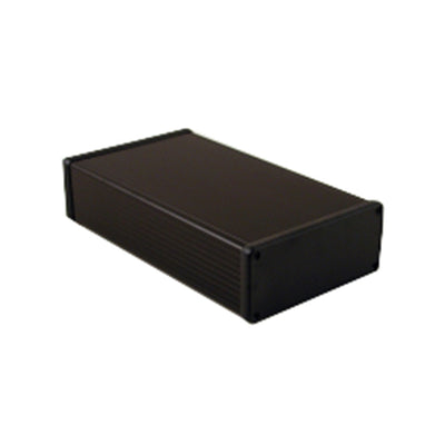 1455Q2202BK by Hammond Manufacturing - BOX ALUM BLACK 8.661""L X 4.921""W