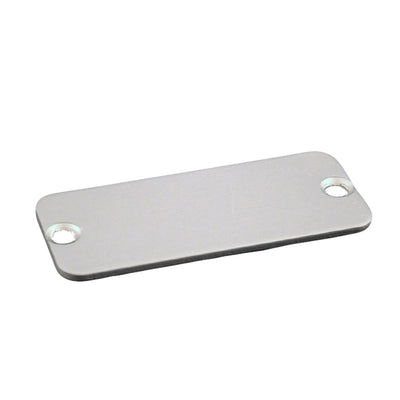 1455QAL-10 by Hammond Manufacturing - END PANEL ALUMINUM CLEAR 10/PACK