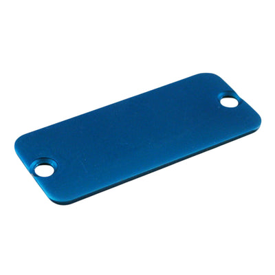 1455LALBU-10 by Hammond Manufacturing - END PANEL ALUM BLUE 10/PACK