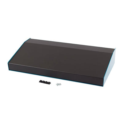 1456RH3BKBU by Hammond Manufacturing - CONSOLE ALUM 17.12""L X 8.61""W