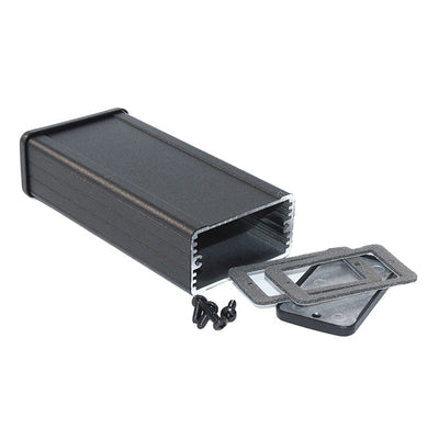 1457C1201EBK by Hammond Manufacturing - BOX ALUM BLACK 5.061""L X 2.441""W