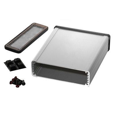 1457L1201E by Hammond Manufacturing - BOX ALUM NAT 5.163""L X 4.211""W