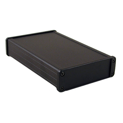 1457L1601BK by Hammond Manufacturing - BOX ALUM BLACK 6.738""L X 4.210""W