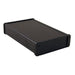 1457L1601BK by Hammond Manufacturing - BOX ALUM BLACK 6.738""L X 4.210""W