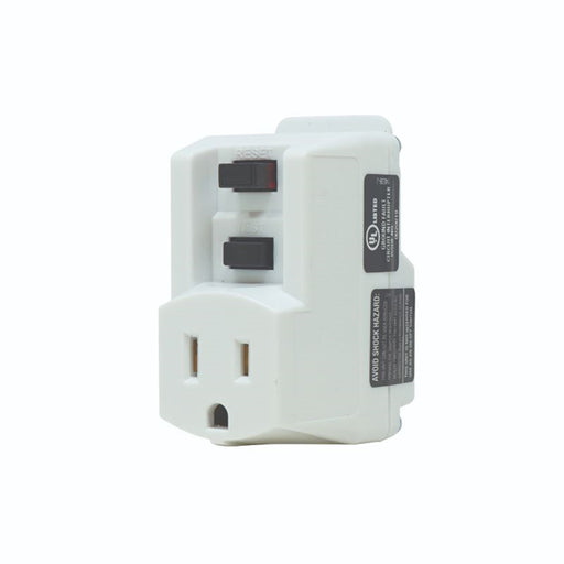 14650006-6 by Southwire - ADAPTER, 1 OUTLET WHITE 120V/15A