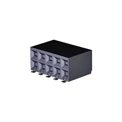 147735-4 by TE Connectivity AMP Connectors - CONNECTOR RCP 10P 0.1 TIN-LEAD SMD RA