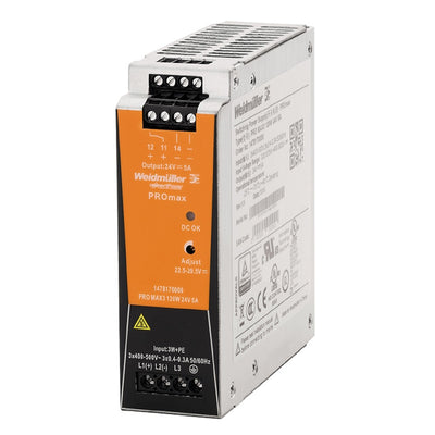 1478170000 by Weidmuller - AC/DC DIN RAIL SUPPLY 24V 120W