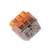 148-90049 by HellermannTyton - WIRE CONN PUSH 3PORT ORN
