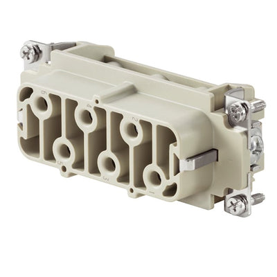 1498900000 by Weidmuller - INSERT FEMALE 6POS+1GND SCREW