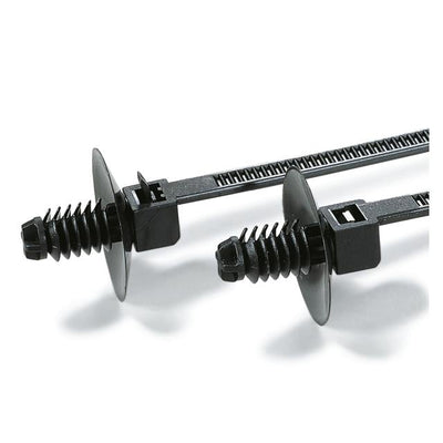 150-55500 by HellermannTyton - CABLE TIE RELEASABLE BLK 30LB 6.7