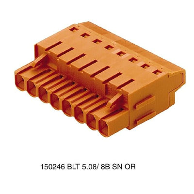 1502160000 by Weidmuller - TERM BLOCK PLUG 5POS STR 5.08MM
