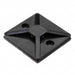 151-00810 by HellermannTyton - CABLE TIE HLDR QUAD ADH BLACK