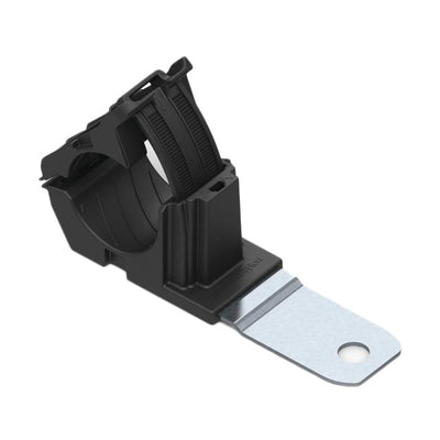 151-01478 by HellermannTyton - CABLE CLAMP P-TYPE BLACK FASTENER
