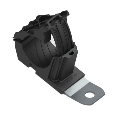 151-01484 by HellermannTyton - CABLE CLAMP P-TYPE BLACK FASTENER