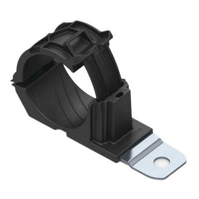 151-01499 by HellermannTyton - CABLE CLAMP P-TYPE BLACK FASTENER
