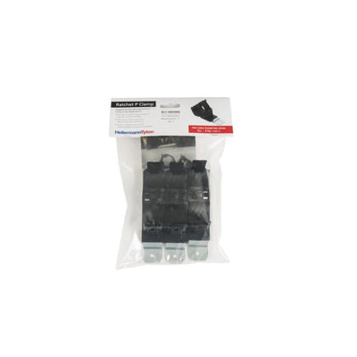 151-01672 by HellermannTyton - CABLE CLAMP P-TYPE BLACK FASTENER