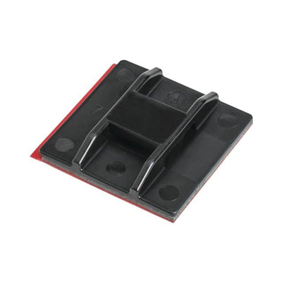 151-01857 by HellermannTyton - CABLE TIE HLDR QUAD ADH BLACK