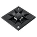 151-10916 by HellermannTyton - CABLE TIE HLDR QUAD ADH BLACK