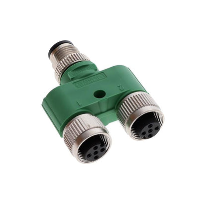 1514016 by Phoenix Contact - CONNECTOR Y-ADPT 4P-4/4P M-F/F INLINE