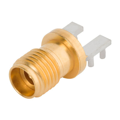 1521-00002-TD by Amphenol SV Microwave - 2.92MM JACK R/A 50OHM EDGE MNT