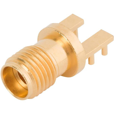 1521-00002 by Amphenol SV Microwave - 2.92MM JACK R/A 50OHM EDGE MNT