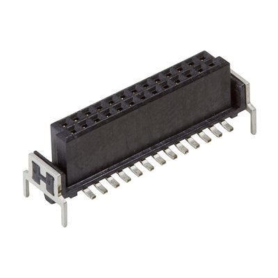15210262401000 by HARTING - CONNECTOR RECPT 26POS 0.05 GOLD SMD