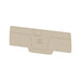 1521530000 by Weidmuller - CONNECTOR TERM BLK END PLATE BEIGE