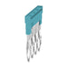 1527780000 by Weidmuller - TERM PLUG-IN 2.5MM 4POS BLUE