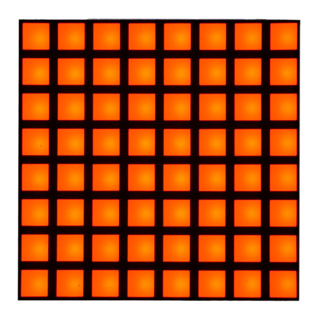 1818 by Adafruit Industries LLC - LED MATRIX 8X8 SQUARE AMBER