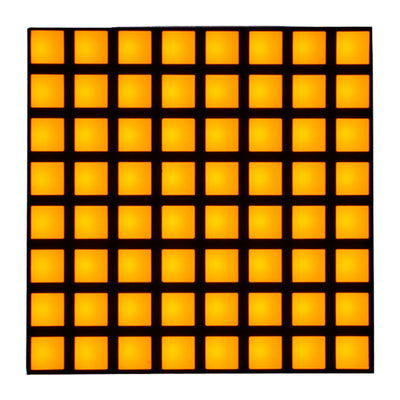 1819 by Adafruit Industries LLC - LED MATRIX 8X8 SQUARE YELLOW