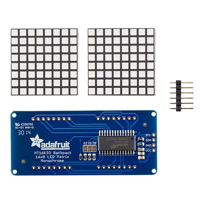 2040 by Adafruit Industries LLC - ADDRESS LED MATRIX I2C BLUE