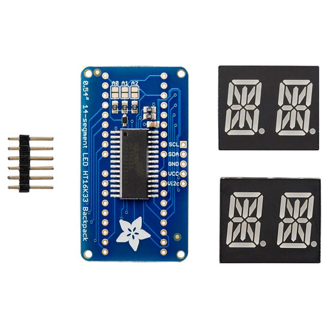 1911 by Adafruit Industries LLC - ADDRESS LED 14 SEGMENT I2C RED