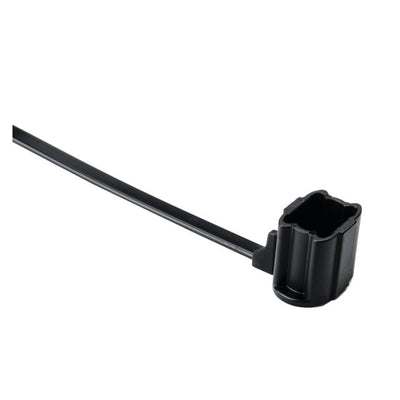 155-46302 by HellermannTyton - CABLE TIE LOCKING BLACK 50LBS 6.3