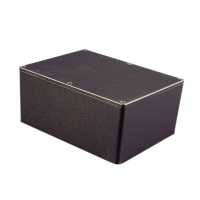 1550LBK by Hammond Manufacturing - BOX ALUM BLACK 6.512""L X 5.016""W