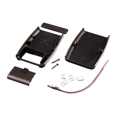 1553BBKBAT by Hammond Manufacturing - BOX ABS BLACK 4.615""L X 3.109""W