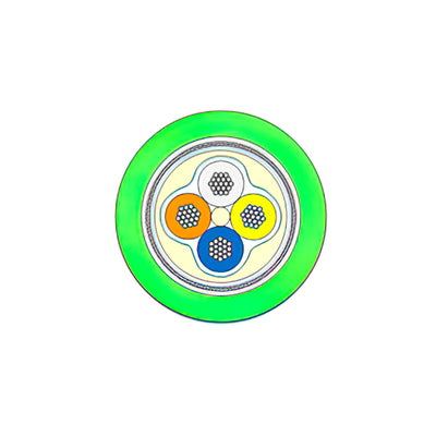 1554315001 by Molex - CABLE 4CON 22AWG GREEN SHLD 100M