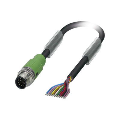 1554791 by Phoenix Contact - CABLE 12POS MALE TO WIRE 16.4