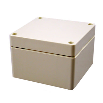 1554E2GY by Hammond Manufacturing - BOX PLAS GRAY 3.543""L X 3.543""W