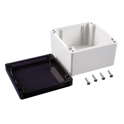 1554P2GYSL by Hammond Manufacturing - BOX PLSTC GRAY/SM 4.72""LX4.72""W