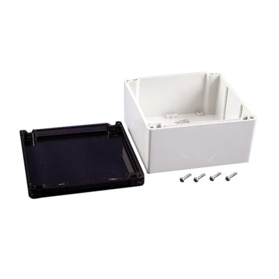 1554S2GYSL by Hammond Manufacturing - BOX PLAS GRY/SM 6.3""L X 6.3""W