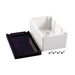 1554U2GYSL by Hammond Manufacturing - BOX PLSTC GRAY/SM 7.87""LX4.72""W