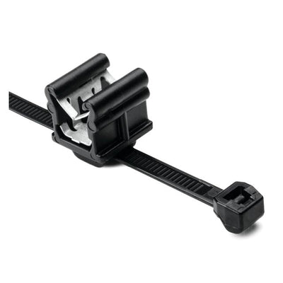 156-00016 by HellermannTyton - CABLE TIE LOCKING BLK 50LBS 5.91