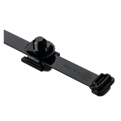 156-00069 by HellermannTyton - CABLE TIE LOCKING BLK 120LBS 1.27