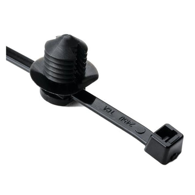 156-00092 by HellermannTyton - CABLE TIE LOCKING BLACK 50LBS 1